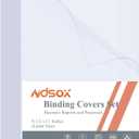 Ndsox 100 Pack Clear Binding Covers 8 Mil Polycover Report Cover Sheets 8-1/2 x 11 Inches Letter Size for Business Presentation Document Binding, Proposals, Office Supplies, Un-Punched, Square Corners