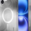 Incase Halo Case for iPhone 16 Hydro Dip MagSafe Compatible Apple iPhone Case 10 Ft Drop Protection, Protective Cover with Lanyard Loop, Sleek Design (Oil Slick Smoke, iPhone 16 Plus)