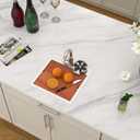 Dcolora 15"x15" Drop In Stainless Steel Bar Sink with Faucet & Cup Washer