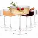 Ciaell 12 Pack 10 oz Plastic Martini Glasses for Parties
