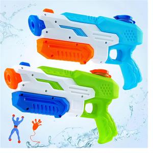 2 Pack Bulk Water Guns Safe for Kids Age 3-15 & Adult, Big Long 13 Inch /33CM,Pump Action Water Blaster,35FT Long Range,Summer Pool Beach Water Toys