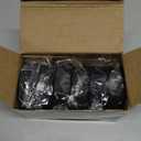 Nuogo 6 Pcs Ice Hockey Puck Bottle Openers 2.95 x 0.98 Inches Stainless Steel Beer Bottle Openers Hockey Christmas Father's Day Gifts for Men Bartenders Players (Black)