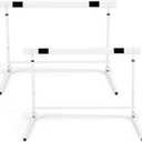 Adjustable Height Hurdles from 27 to 42 Inch Foldable Track and Field Equipment Jumping Speed and Agility Training Hurdle for Track Soccer Athletic Basketball Courses Drills