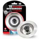 Kitchen SinkShroom Revolutionary Clog-Free Stainless Steel Sink Strainer, Chrome gray Pack of 6