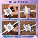 120 Light Clips for Govee H705 H805 (Non-Pro/Original Version H705) with 240 Screws Mounting Clips Compatible with Govee Permanent Outdoor Lights Extension