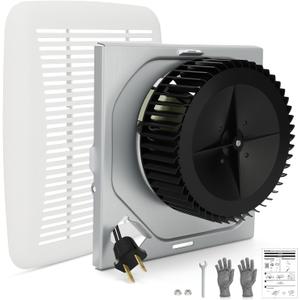 Upgraded 696N-R02 B Unit Bathroom Exhaust Fan and Cover Kit 70 CFM 3.0 Sone Quiet Bathroom Ceiling Fan Fit 663-G/J/H, 670-G/J/H, 671-G/J/H, 688-G/J/H/K, 689-G/J/K, S97012026 Bathroom Vent Fan