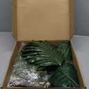 39 Pcs Reptile Vines for Climbing Jungle Theme Party Decorations Natural Moss Rope Artificial Rattans Tropical Palm Leaves Ivy Fake Vines for Dragon Chameleon Snake Gecko Accessories