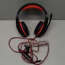 BENGOO Stereo Pro Gaming Headset for PS4, PC, Xbox One Controller, Noise Cancelling Over Ear Headphones with Mic, LED Light, Bass Surround, Soft Memory Earmuffs for Laptop Mac Wii Accessory Kits (Red)