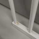 Cumbor 29.7-40.6" Baby Gate for Stairs, Mom's Choice Awards Winner-Dog Gate for Doorways, Pressure Mounted Auto-Close Pet Gates for Dogs Indoor, Safety Child Gate with Easy Walk Thru Door, White