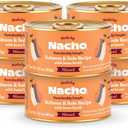 Made by Nacho Sustainably Caught Salmon & Sole Recipe with Bone Broth Minced Wet Cat Food, 3-oz can, Case of 6