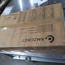 AMZCHEF 36 inch Gas Cooktop with 5 Made in Italy SABAF Power Burners.Max 48300 BTU/hr Built-in Gas Stove top of 304 Stainless steel with Double Sided griddle,NG/LPG Convertible,ETL.