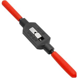 3 Different 1/16"-3/8" Adjustable Tap Wrench Handle Thread Tap Holder Reamer Hand Tapping Tool for Machinist Repair with Plastic Dipped Handle (M1-M10)