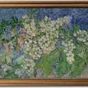 Chestnut Branches Vintage Gold Framed Wall Art 16x24 inch
