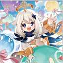 2 x GENSHIN IMPACT Day of Destiny Series Character Bordered Poster - Paimon (2022 Version)