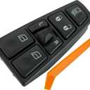 Power Window Switch Fits for Volvo VAH 2011-2015,VHD 2004-2015,VNL 2004-2017,VT 2004-2014,Driver Side Control Door vidrios Master Switch OEM 20752918.18 Pins