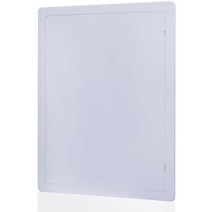 Suteck Plumbing Access Panel for Drywall Ceiling 12 x 16 Inch Reinforced Plastic Wall Access Doors Removable Hinged White