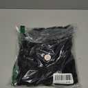 SWOMOG Women Zipper Front House Coat Short Sleeves Robe Zip up Bathrobes Short Nightgown with Pockets (Large, Black Black Trim)