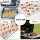 2 x Cleaning Brush Included Cooling Rack for Cooking and Baking - 10" x 15" Set of 2 Stainless Steel, Oven Safe Grid Wire Cookie Cooling Racks