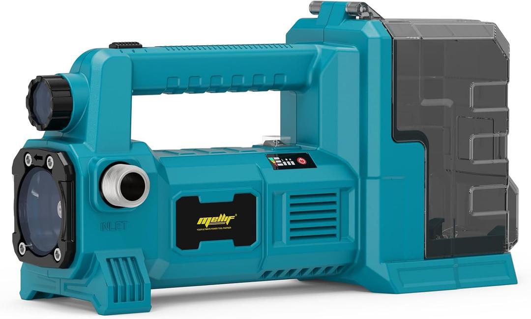 Brushless Water Transfer Pump Compatible with Makita 18V Battery (Tool Only), 1/4HP 540GPH Cordless Self Priming Pump, Utility Pump for Pool Draining, Pond, Watering Garden