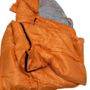 Sleeping Bag, Orange, Unknown Brand, 76" Long