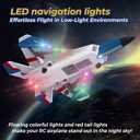 F22 Raptor RC Plane 4 Channel with 6-Axis Gyro Stabilizer for Beginner, 19" X 14"