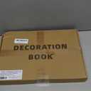 PTShadow 7 Pcs Decorative Books for Home dcor,Black and whiteshelf Decor Accents Library dcor for Home Sweet Stacked Books