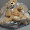 MorisMos 10-Pack Teddy Bear Bulk for Baby Shower,14-inch Small Teddy Bear Stuffed Animal Plush Toy,Soft Bulk Stuffed Animal Wholesale for Baby Shower Centerpiece Decoration Birthday Party Favors,Brown