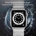 V.R.HOPE Resin Watch Band Compatible with Apple Watch Band for Women 42mm 44mm 45mm 46mm49mm Fashion Lightweight Bracelet Strap for iWatch Series Ultra3/11/10/9/8/7/6/5/4/3/2/1/SE3 (Clear)