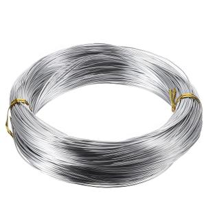 Aluminum Craft Wire for Sculpting Bendable Metal Beading Wire for DIY Jewelry Making, Size: 100 m x 0.8 mm