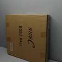 Nice C Balance Ball, Half Ball, Balance Ball, Exercise Workout Trainer, with Resistant Band, Strength Fitness Yoga with Bonus Foot Pump (Grey)