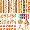 Thanksgiving Party Favor Fall Autumn School Stationery Gift Slap Bracelets Stampers Badges tattoos Organza Bags for Autumn Harvest Thanksgiving Gifts Goodie Bag Fillers
