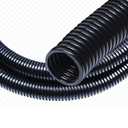 30 FT 1/2” Wire Loom Split Tubing,Dog Cat Cord Protector,Split Wire Loom Tubing Wire Conduit – Black (30FT 1/2")