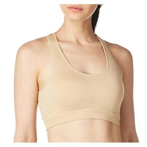 Jockey Women's Bra Mid Impact Removable Cup Seamless Sports Bra (Size XL)