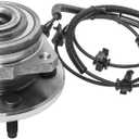 Front Left Wheel Hub and Bearing Assembly Driver Side Compatible With 2002-2007 Jeep Liberty (4-Wheel ABS Only) AUQDD 513176 [5 Lug Hub, W/ABS]