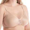 Le Mystere Women's Smooth Profile Minimizer Bra, Bust Minimizing and Flattering with Side Smoothing Back Wings (36E, Natural)