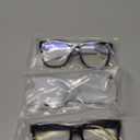 JM Oversized Reading Glasses for Women - Square Stylish Readers for Woman Men/W Blue Light Blocking Trendy Womens Reader