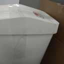 Rubbermaid Swing Top Waste Container for Home and Kitchen, Easy Access Disposal and Slim Modern Trash Can with Lid, 12.2 Gallon Capacity, White