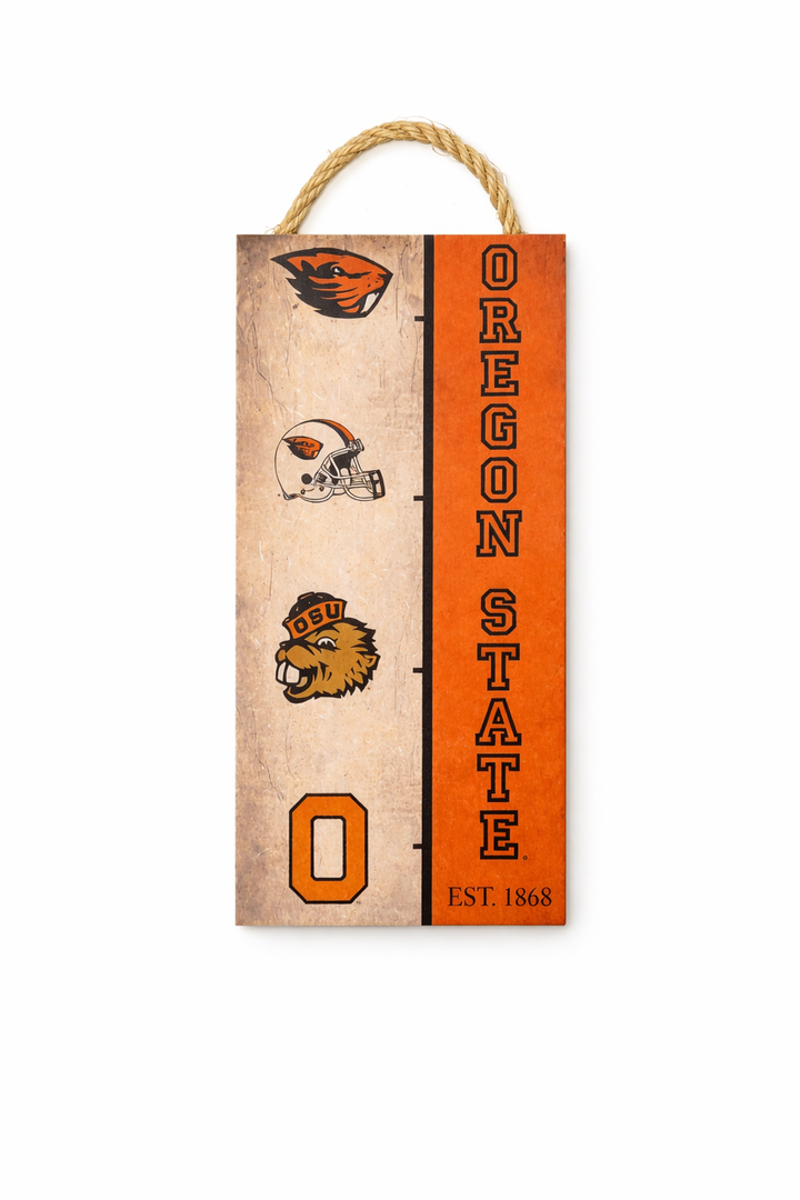Oregon State Beavers Banner and Scroll Sign