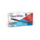 Paper Mate EraserMate Erasable Pen, Medium Point, Black, 12 Counts