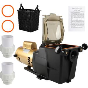 W3SP2610X15 Single Speed 1.5 HP 115/230V Inground Pool Pump Compatible with Hayward SP2610X15 Super Pool Pump for In-Ground Swimming Pools and Spas
