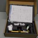 Brass Wall Faucet Brushed Nickel Wall Mounted Bathroom Faucet, Wall Mount Bathroom Sink Faucet, Dual Lever Handle, Rough-in Valve Included, Pt001-BN