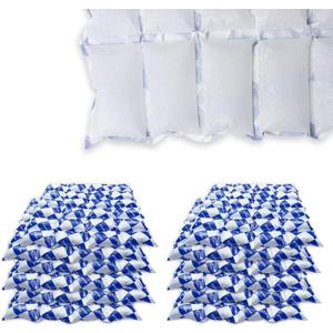 Reusable Dry Ice Packs for Shipping & Storage - Long Lasting Cold Packs for Lunch Box & Coolers - Ideal for Frozen Food & Drinks