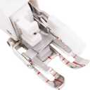 Open Toe Walking Foot W/Guide,for Quilting and Sewing Stitch Through Multiple Layers, Fits Brother Sewing Machines and MoreFree 1pcs 1/4" Quilting Foot