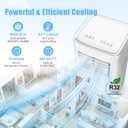 Portable Air Conditioners, 3-in-1 8500 BTU Cooling Unit with Fan & Dehumidifier for Room, Quiet Operation, Cools up to 450 sq.ft, Complete Window Installation Kit for Home Office