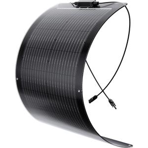 50W Flexible Solar Panel, 50 Watt 12V Small Solar Panel, Callsun 23% High Efficiency 182 PERC IP68 Waterproof ETFE Offgrid Solar Panels for RV Living Camping Van Car Marine (White)