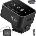 GODOX X3 X3C X3-C Flash Trigger for Canon Cameras, 2.4G TTL Wireless OLED Touchscreen Transmitter, Built-in Lithium Battery Quick Charge (X2T-C Xpro-C XProII-C Upgrade)