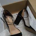 Madden Girl Women's Beella Heeled Sandal (8, Black Fabric)