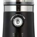 Electric Coffee Grinder, 14-Cup Capacity, Black, Stainless Steel Blades, Adjustable Grind Settings, One-Touch Operation, Hands-Free Grinding