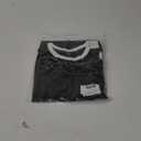 SOFIA'S CHOICE Womens Long Sleeve T Shirts Crew Neck Color Block Top Fall Basic Shirts (Black, Medium)