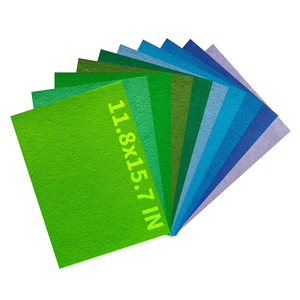 20 Pack Felt Sheets 11.8 x 15.7 Inch, Soft Assorted Craft Felt Fabric Sheets for DIY Sewing, Patchwork, st Patricks Day Accessories Pack of 2